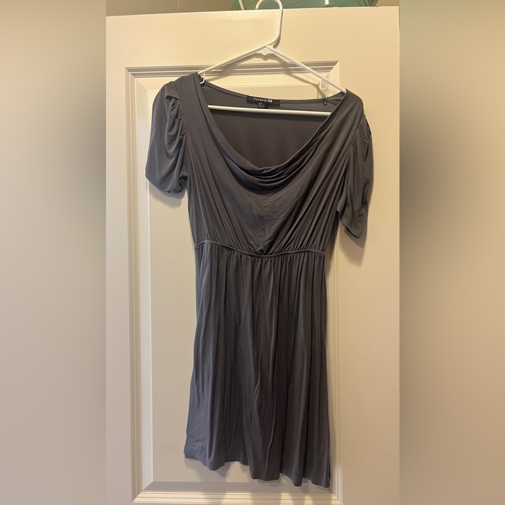 Elegant Gray Women's Dress